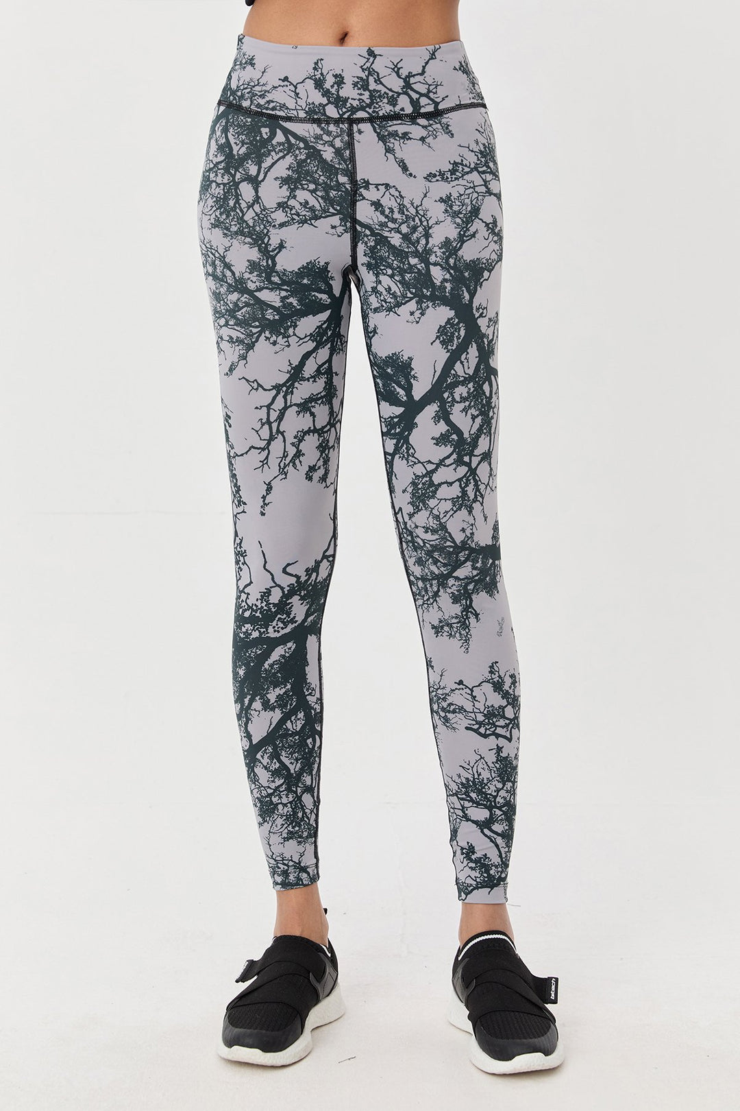 Damen Gemusterte Hohe Taille Sport Leggings