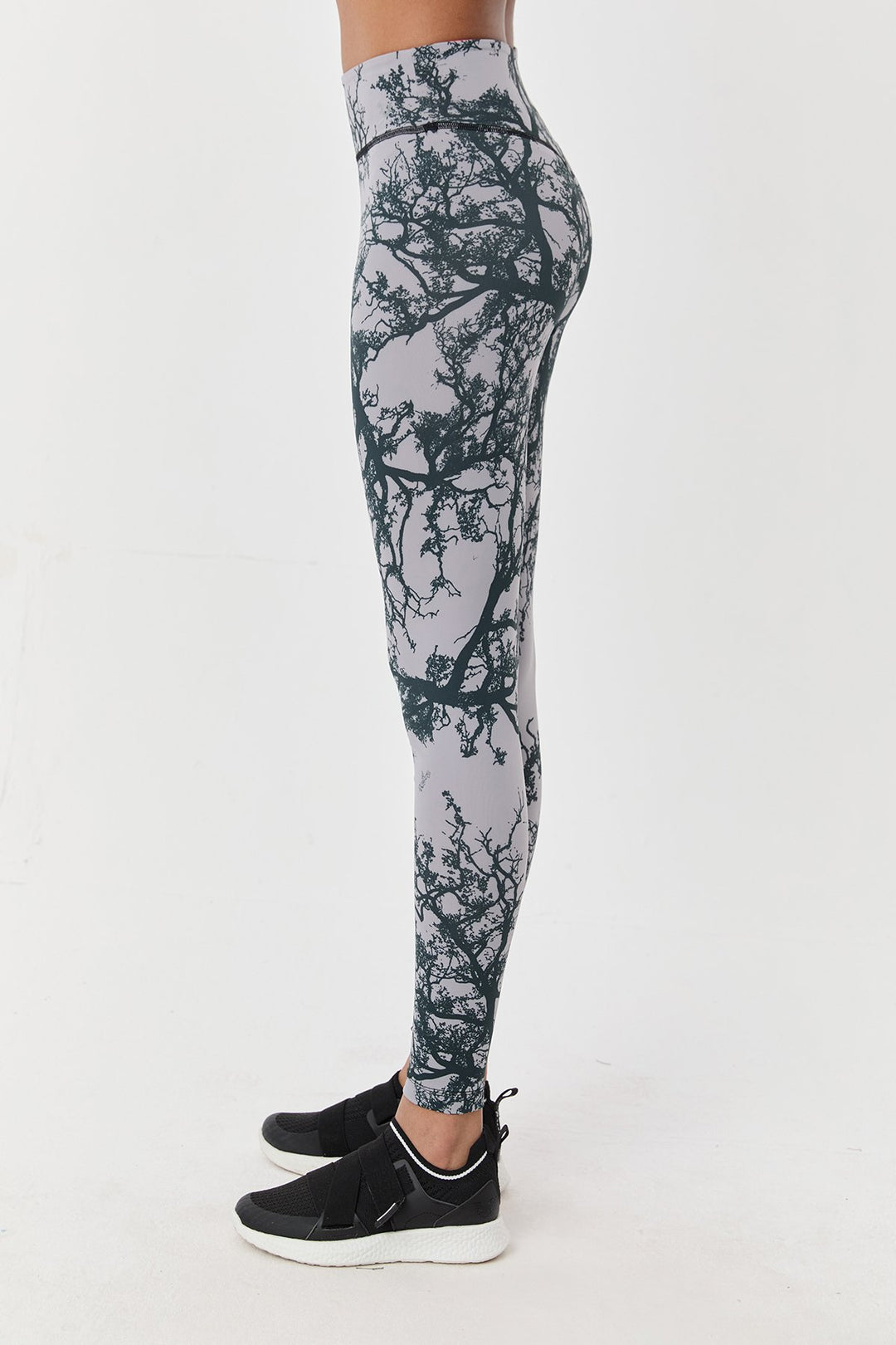 Damen Gemusterte Hohe Taille Sport Leggings