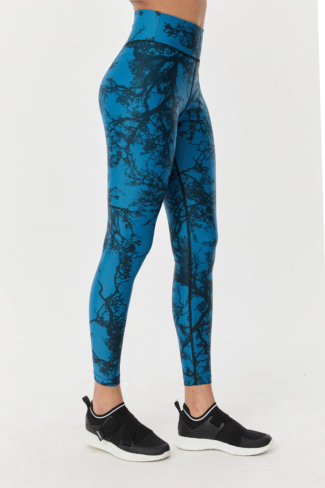 Damen Gemusterte Hohe Taille Sport Leggings