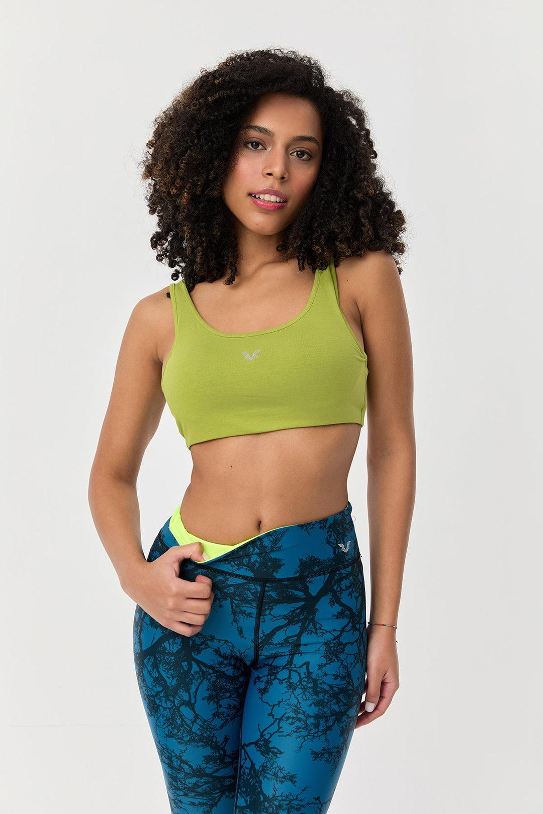 Damen Gemusterte Hohe Taille Sport Leggings