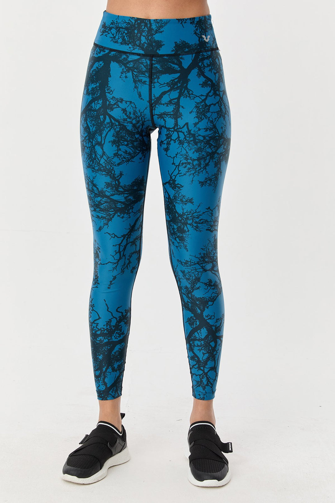 Damen Gemusterte Hohe Taille Sport Leggings