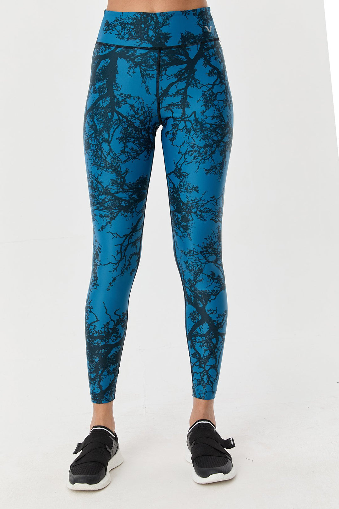 Damen Gemusterte Hohe Taille Sport Leggings