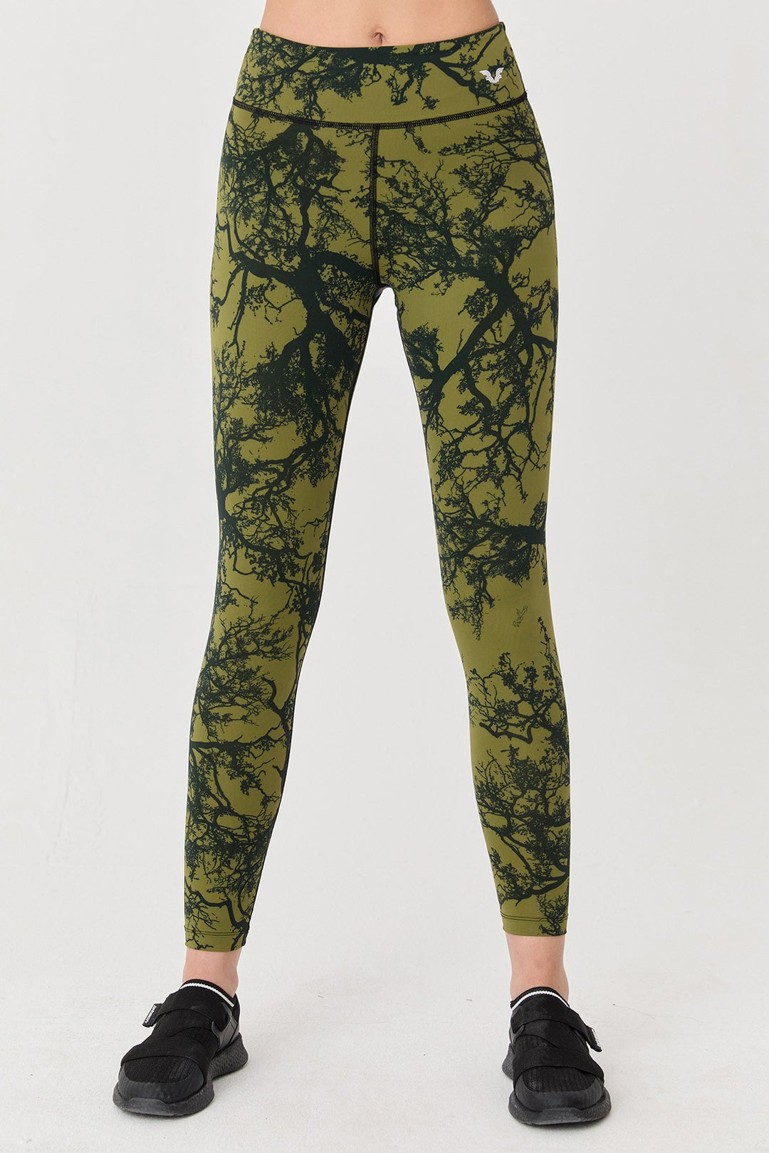 Damen Gemusterte Hohe Taille Sport Leggings