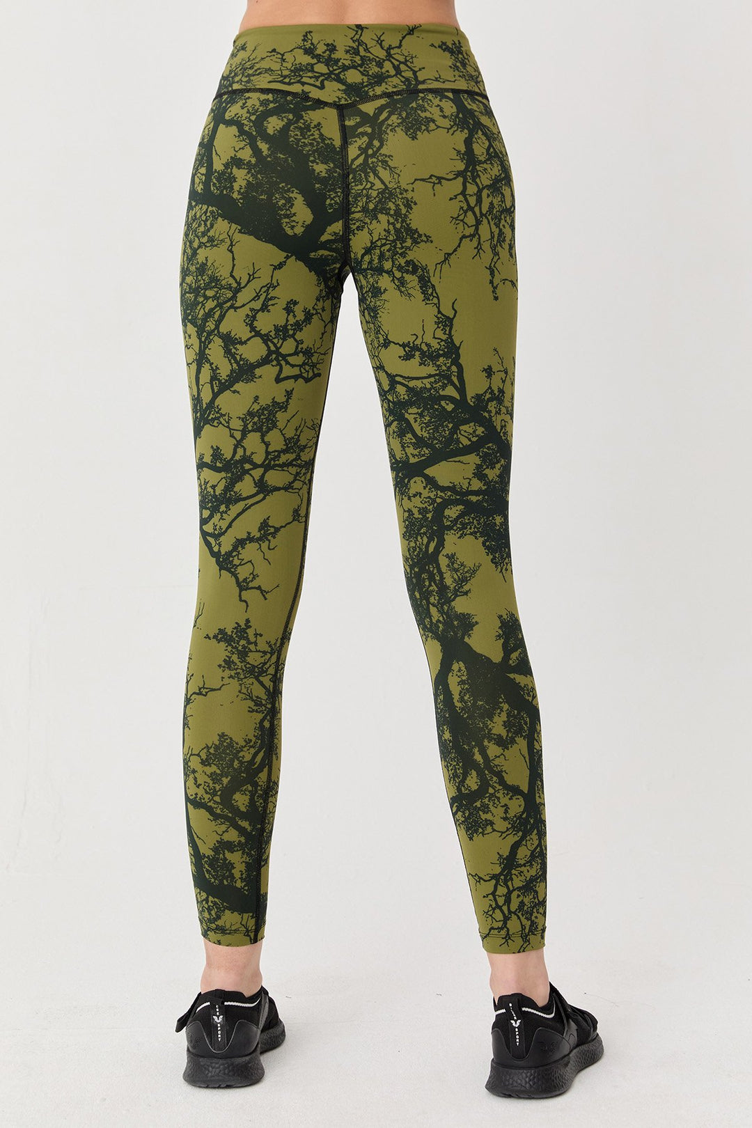 Damen Gemusterte Hohe Taille Sport Leggings