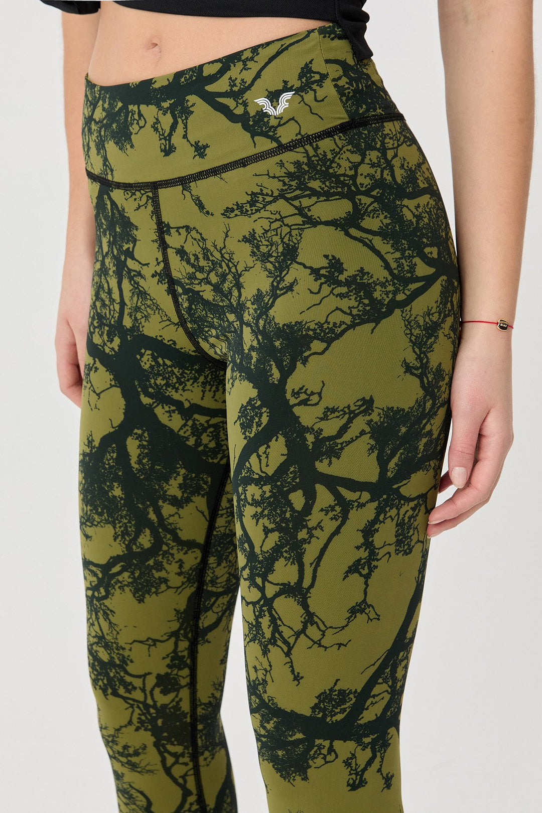 Damen Gemusterte Hohe Taille Sport Leggings