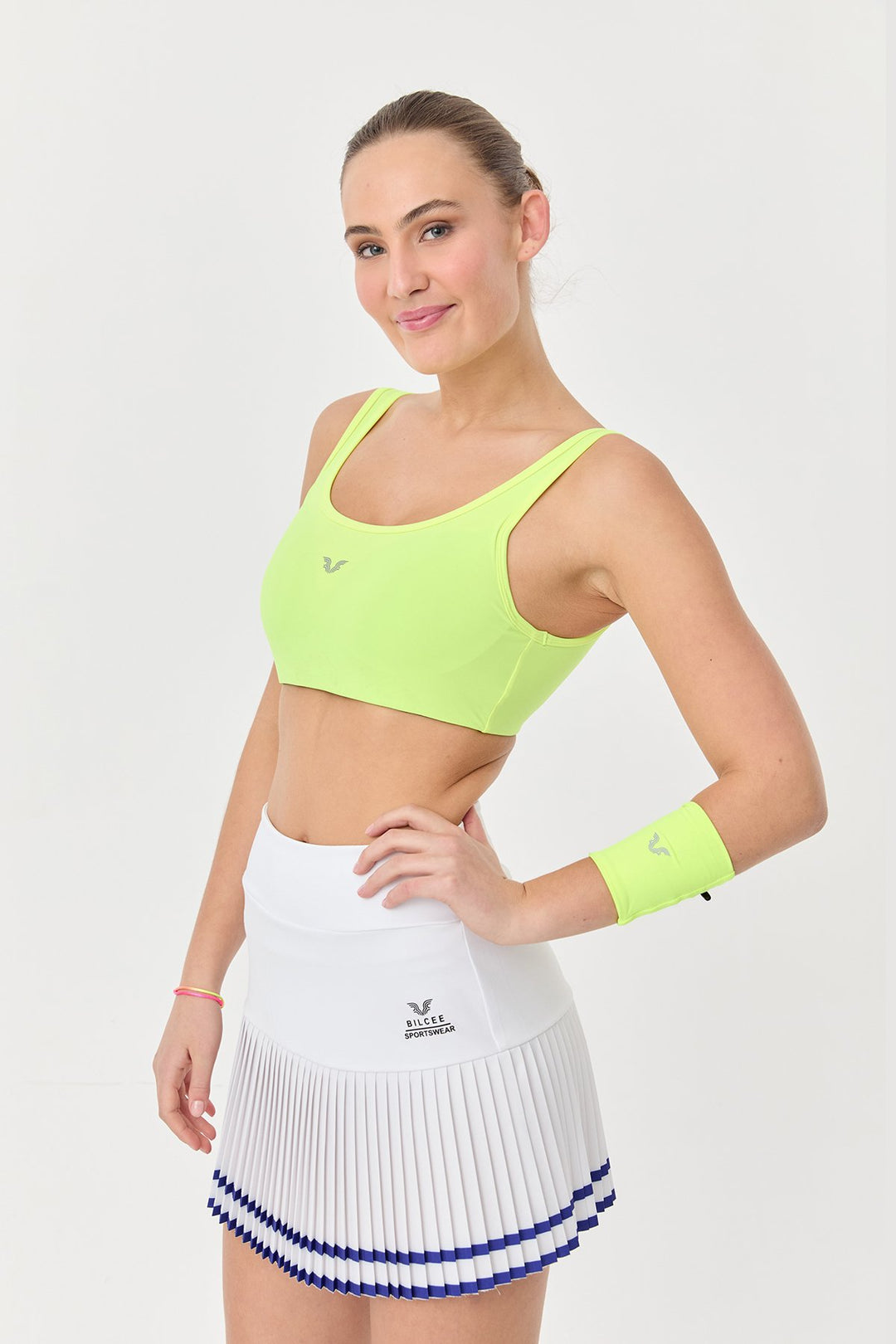 Falten-Tennisrock für Damen