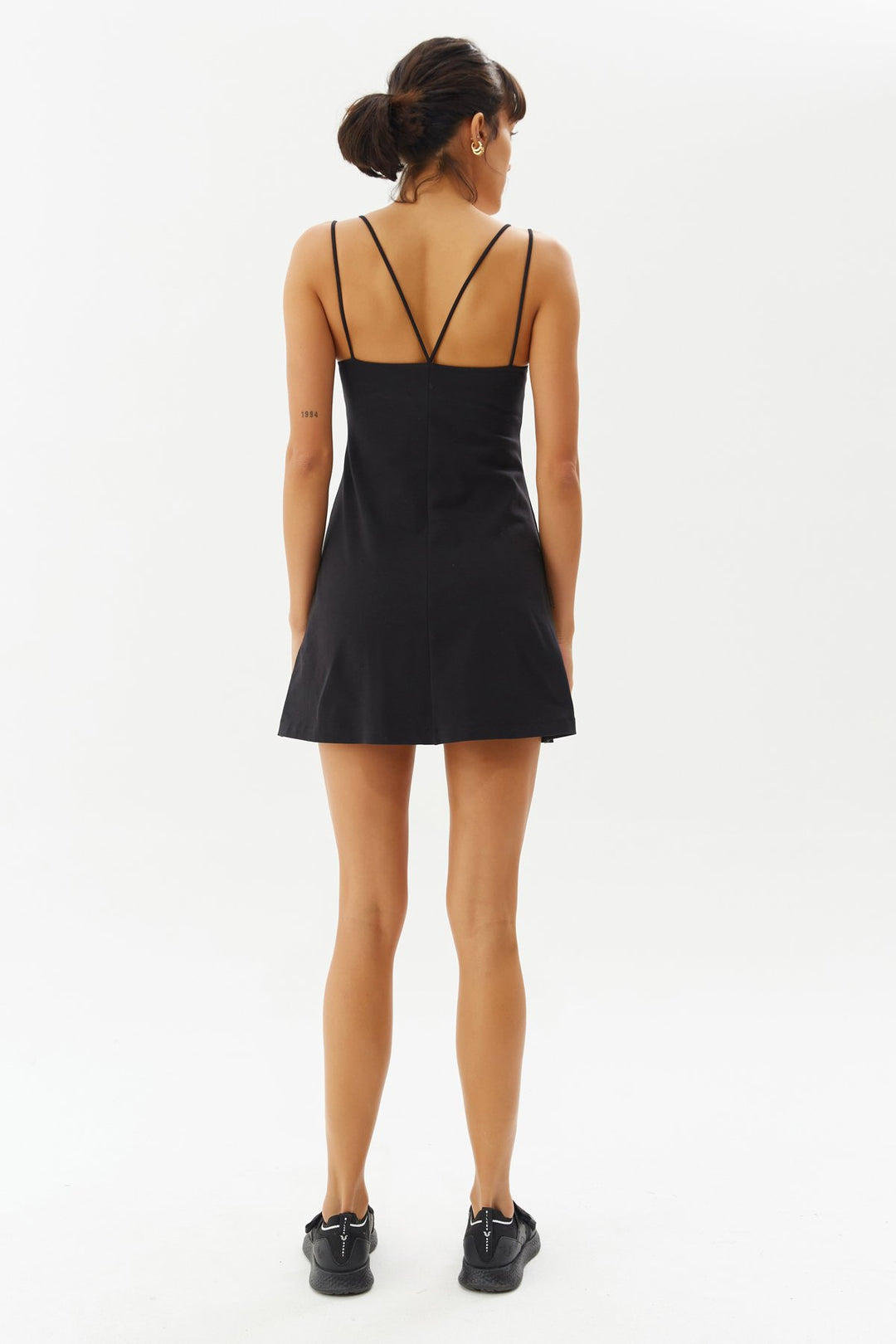 Damen Tennisoverallkleid mit Seil-Träger-Korsett