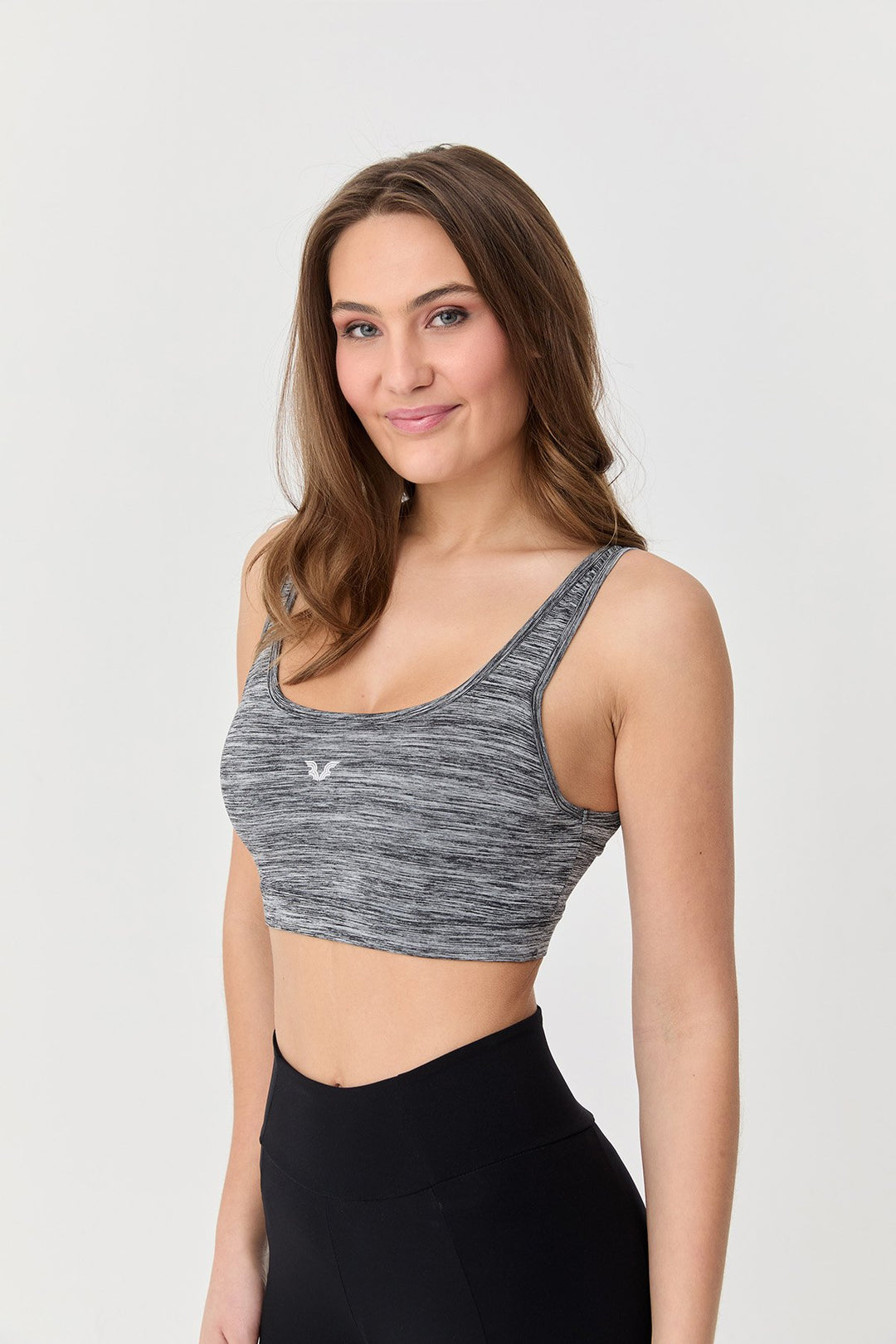 Damen Beschichteter Seidiger Touch Polyamid Sport-BH