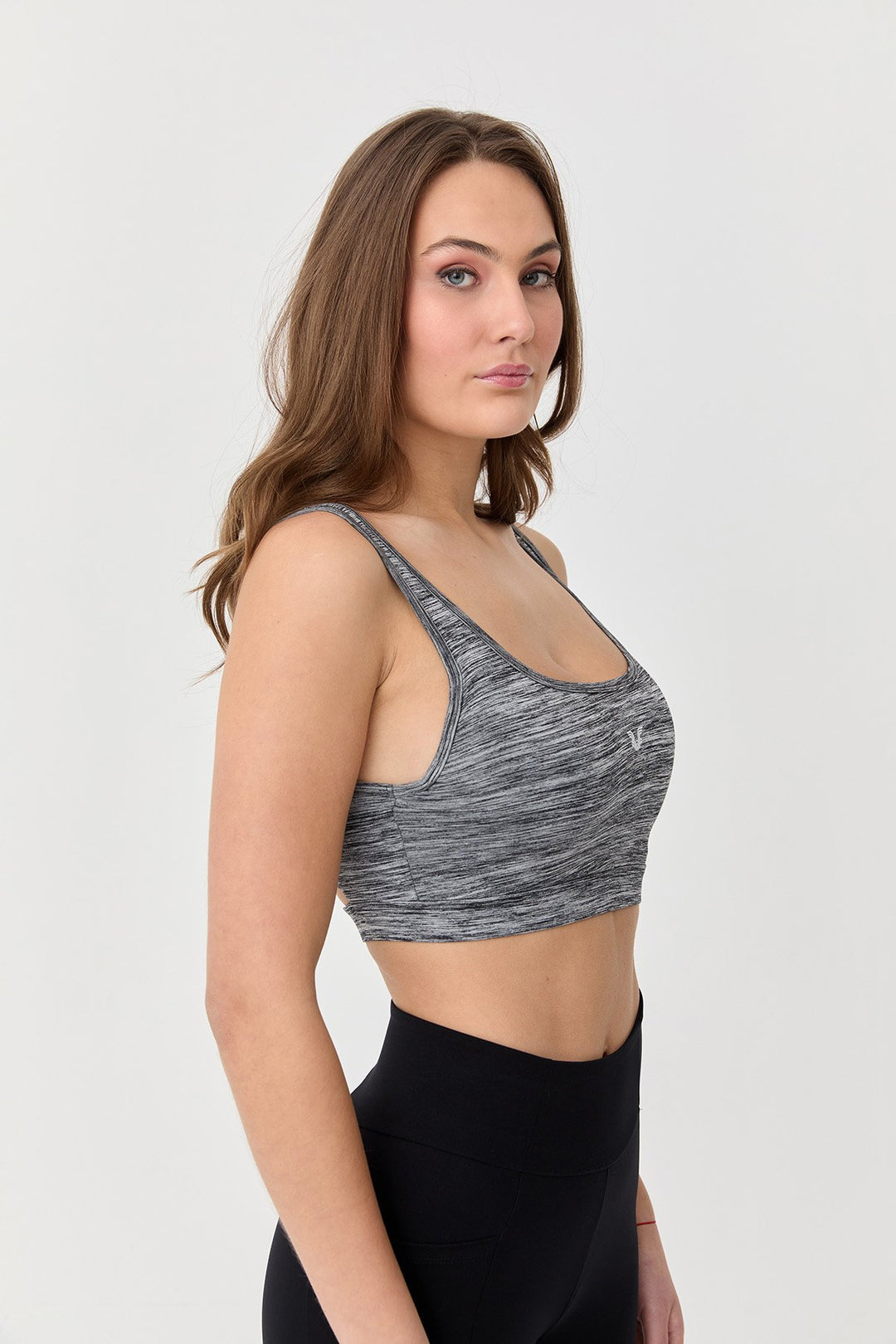 Damen Beschichteter Seidiger Touch Polyamid Sport-BH