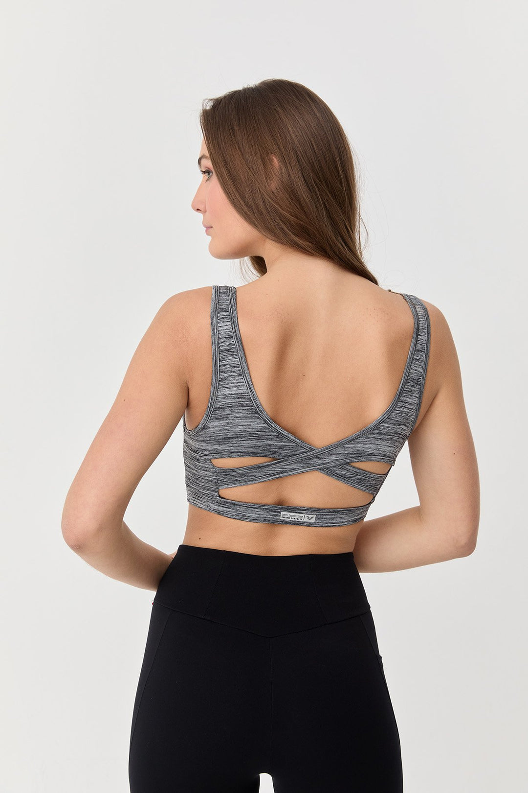 Damen Beschichteter Seidiger Touch Polyamid Sport-BH