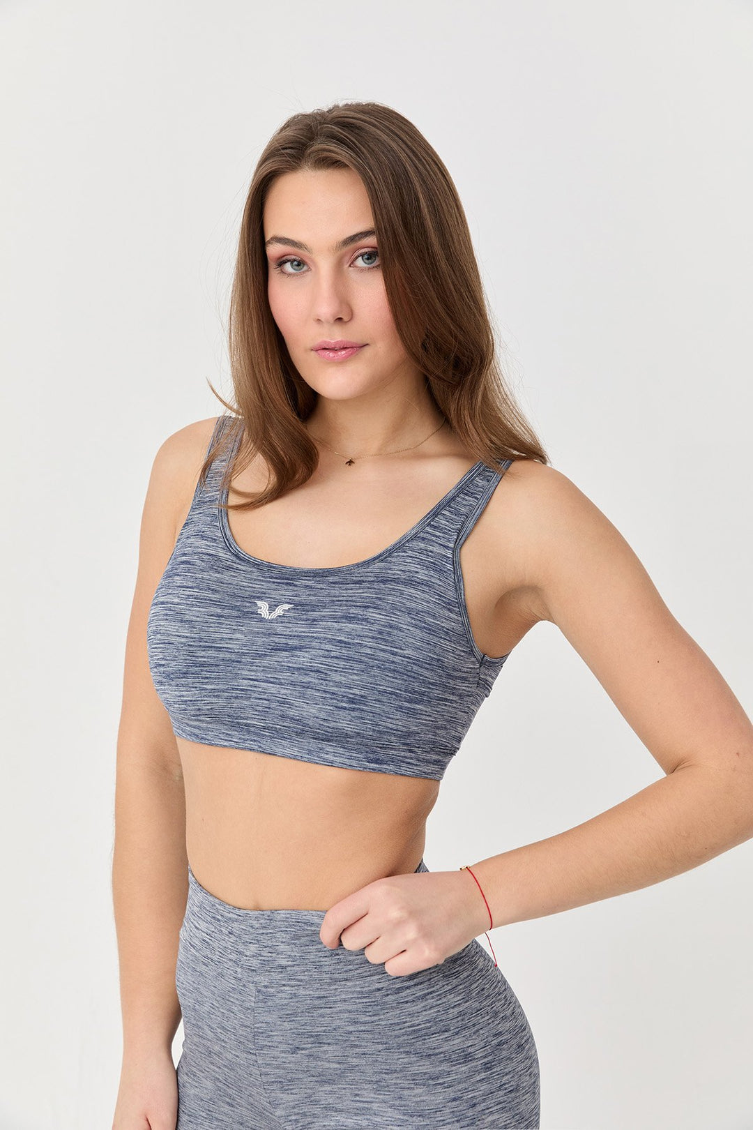 Damen Beschichteter Seidiger Touch Polyamid Sport-BH