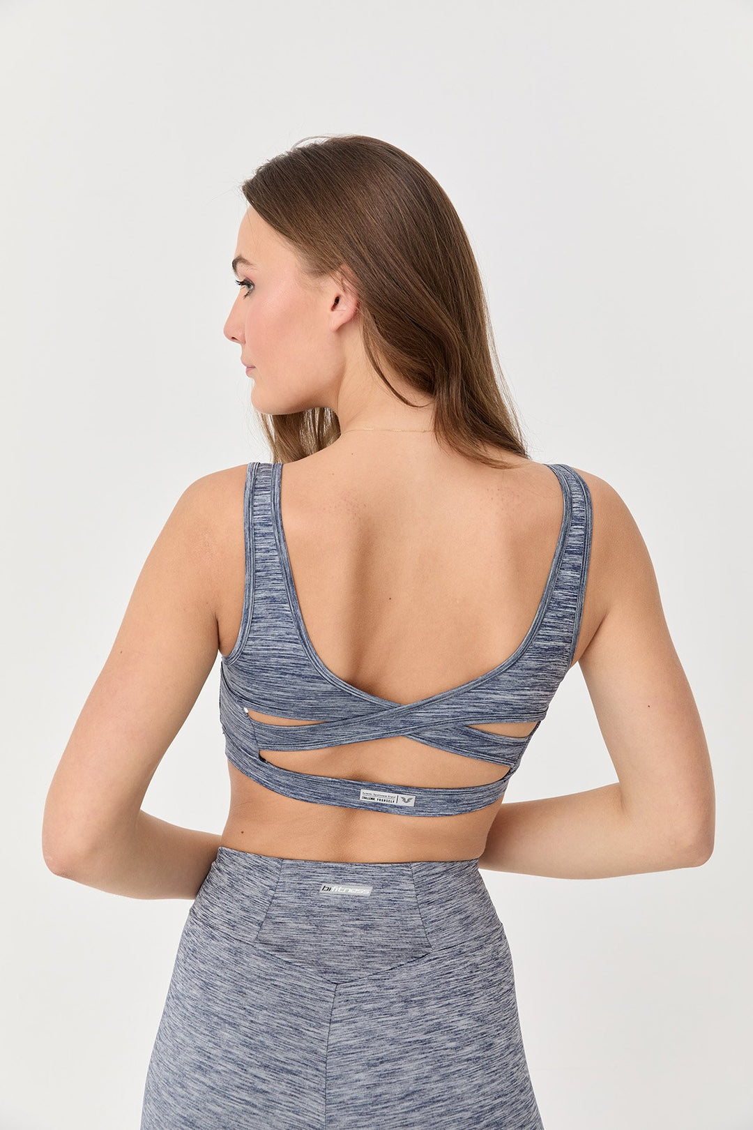 Damen Beschichteter Seidiger Touch Polyamid Sport-BH