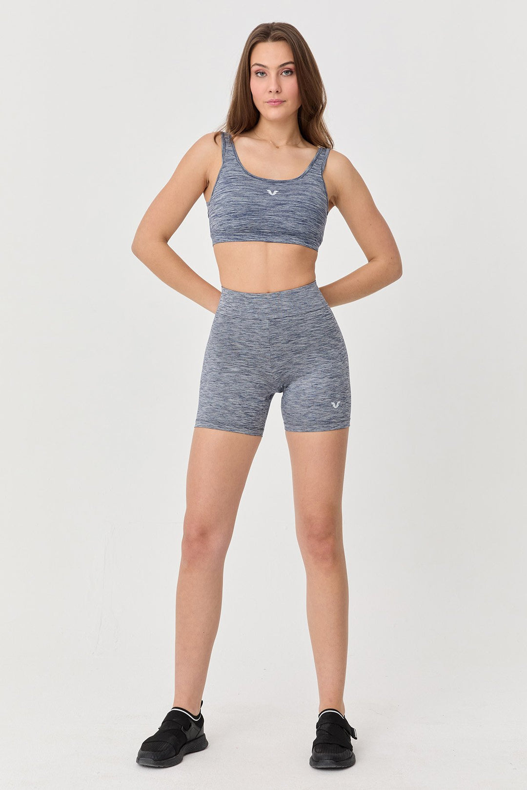 Damen Beschichteter Seidiger Touch Polyamid Sport-BH