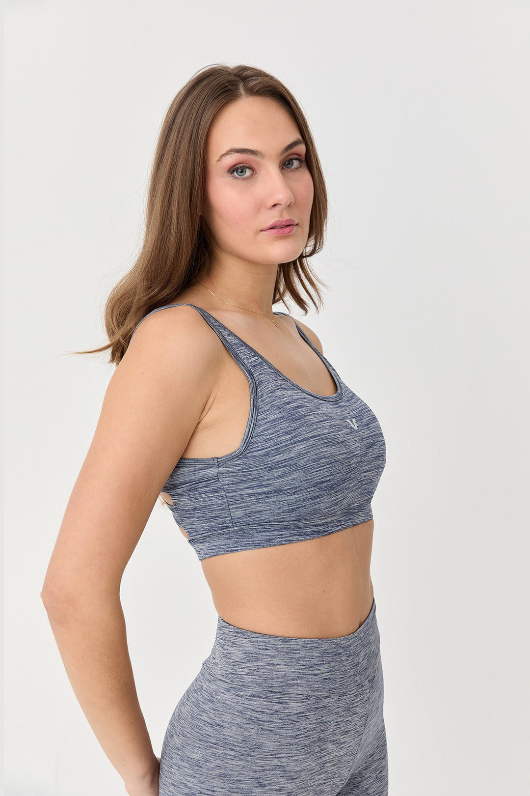 Damen Beschichteter Seidiger Touch Polyamid Sport-BH