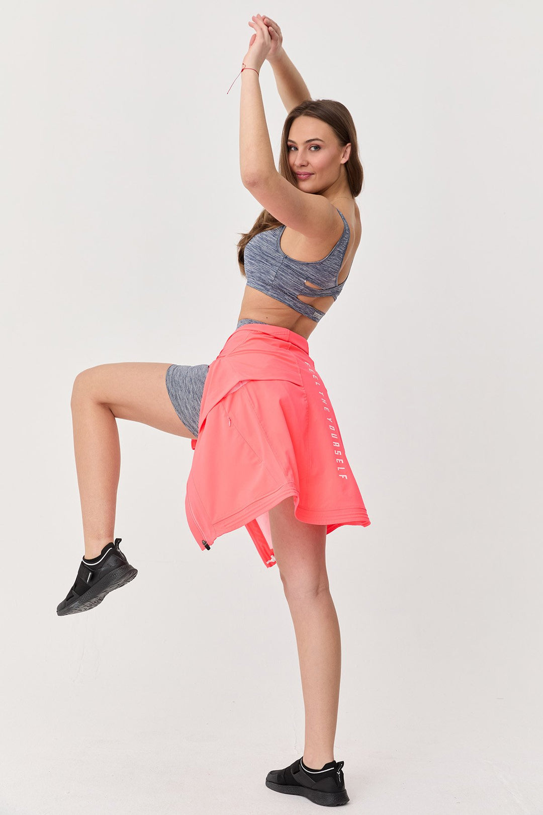 Damen Beschichteter Seidiger Touch Polyamid Sport-BH