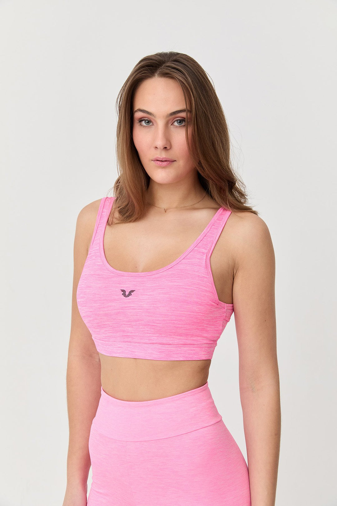 Damen Beschichteter Seidiger Touch Polyamid Sport-BH