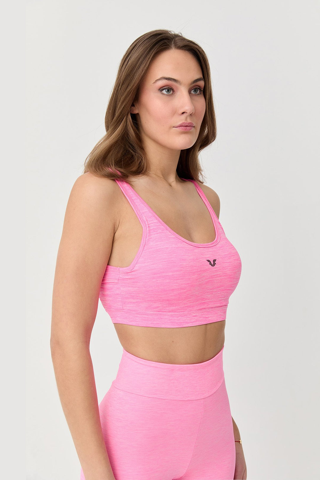 Damen Beschichteter Seidiger Touch Polyamid Sport-BH