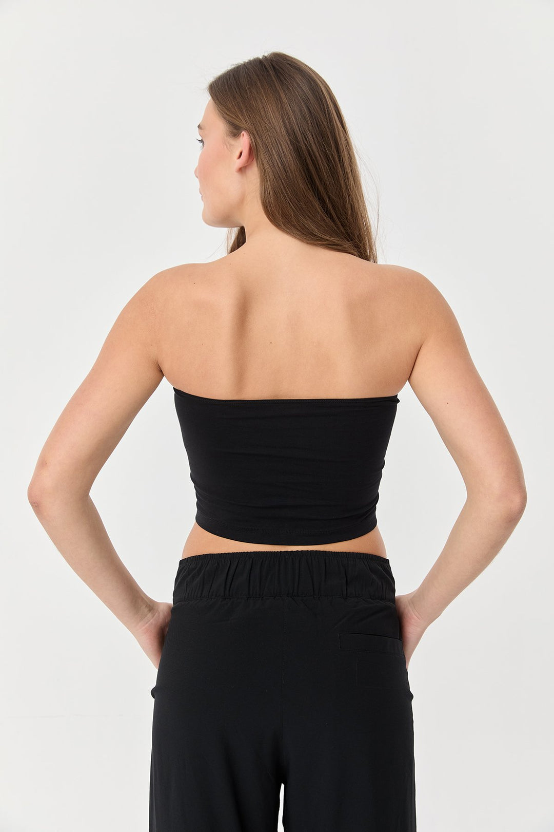 Damen trägerloses gerades Crop