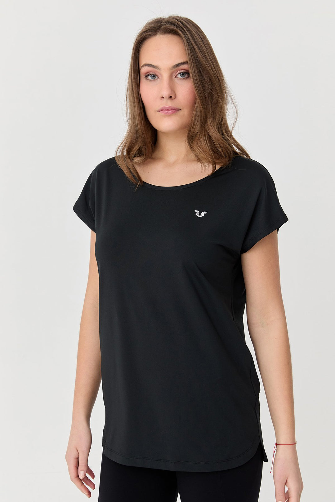 Damen Weichstrukturiertes Schnelltrocknendes Fitness-Training Oversize T-Shirt