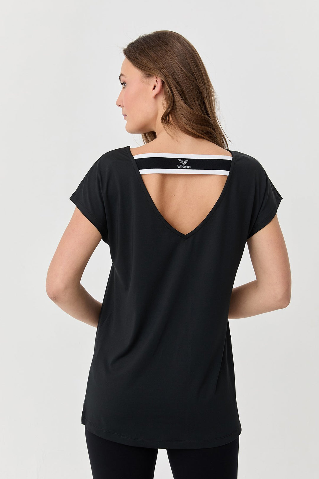 Damen Weichstrukturiertes Schnelltrocknendes Fitness-Training Oversize T-Shirt