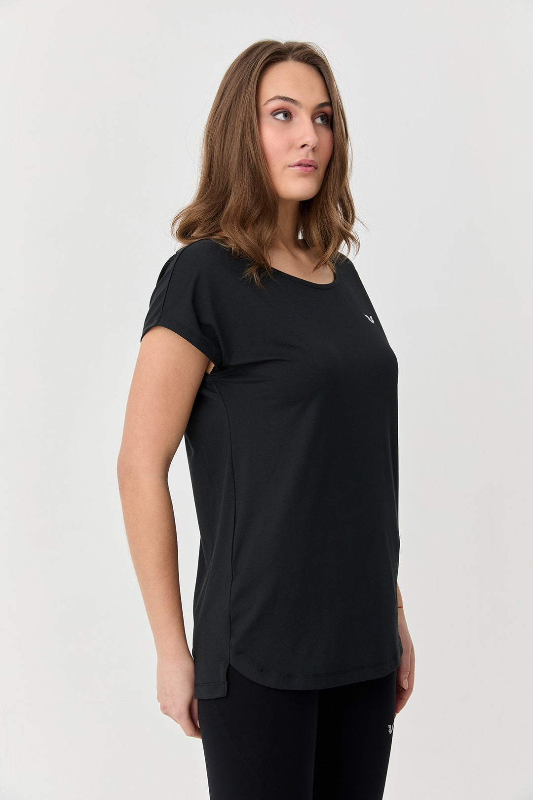 Damen Weichstrukturiertes Schnelltrocknendes Fitness-Training Oversize T-Shirt