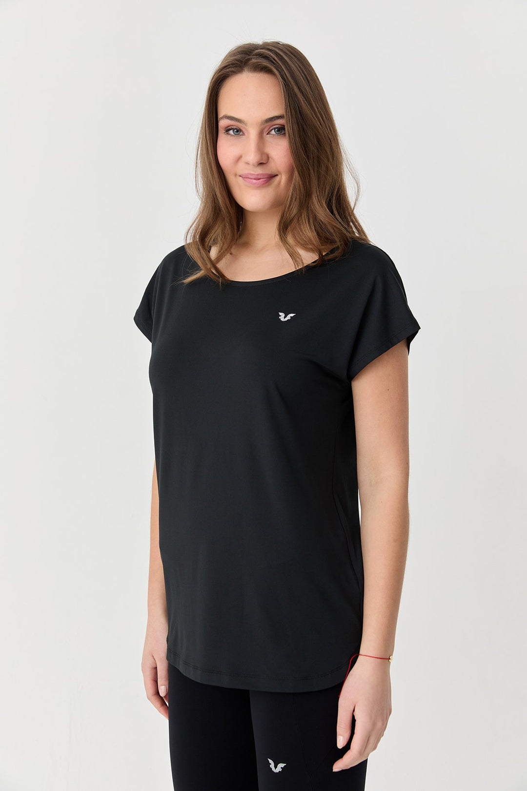 Damen Weichstrukturiertes Schnelltrocknendes Fitness-Training Oversize T-Shirt