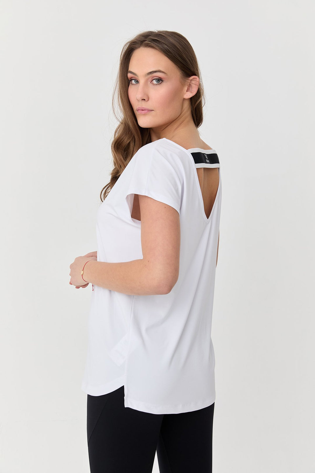 Damen Weichstrukturiertes Schnelltrocknendes Fitness-Training Oversize T-Shirt