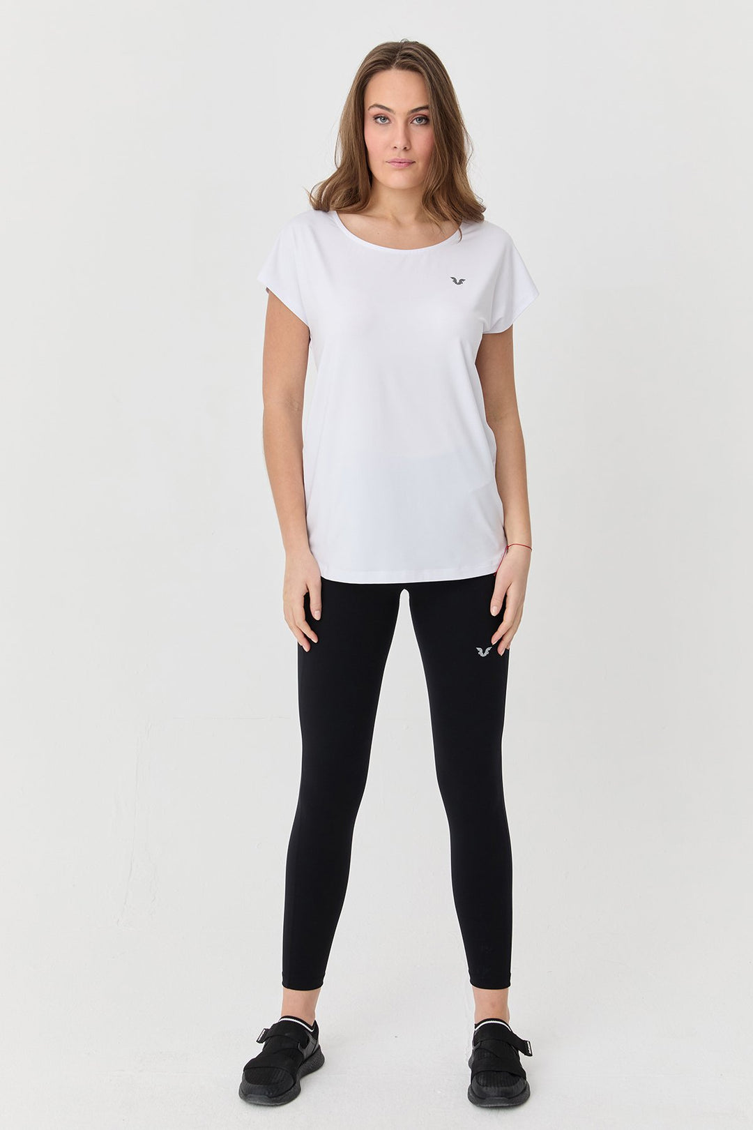 Damen Weichstrukturiertes Schnelltrocknendes Fitness-Training Oversize T-Shirt