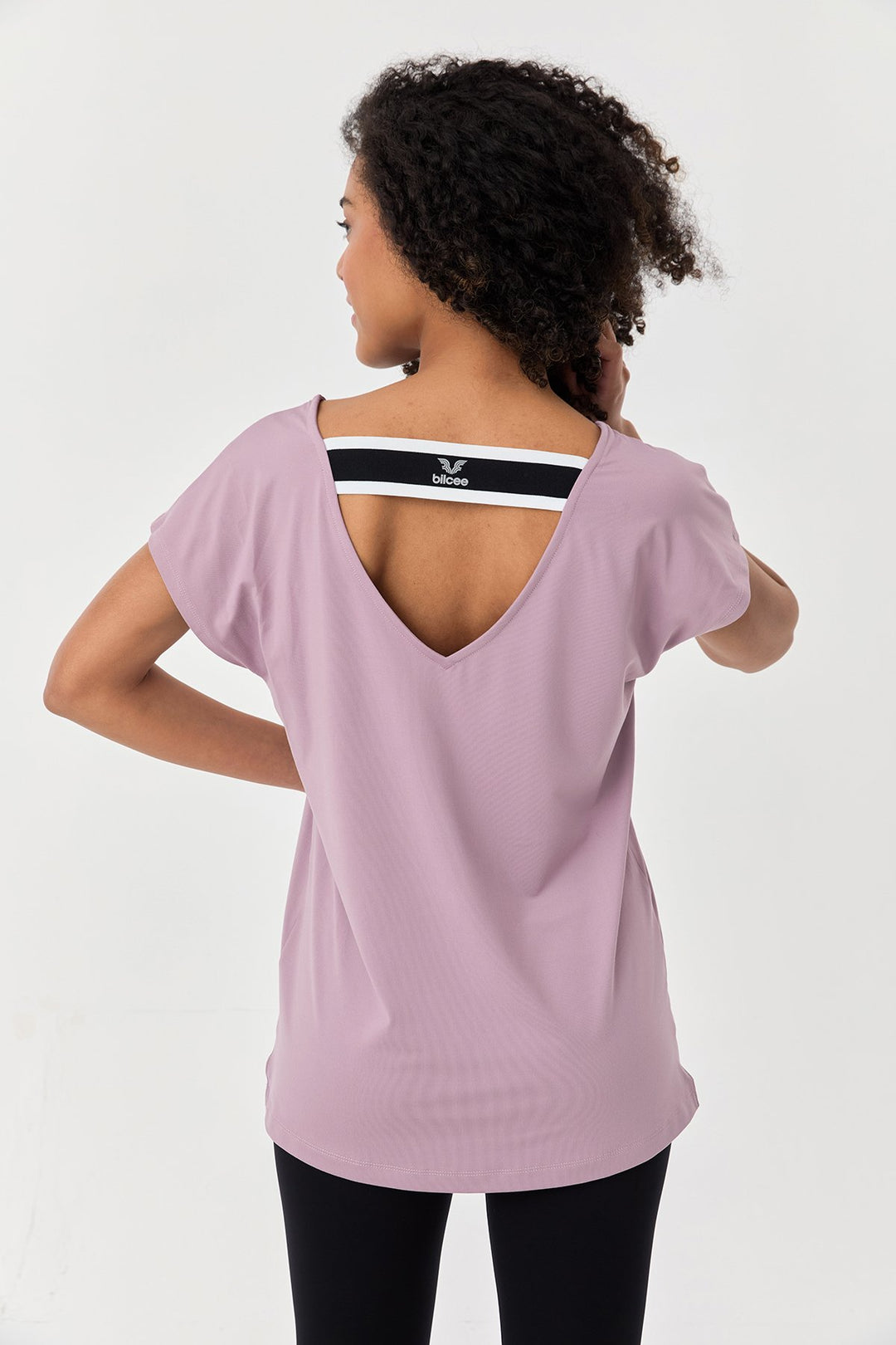 Damen Weichstrukturiertes Schnelltrocknendes Fitness-Training Oversize T-Shirt