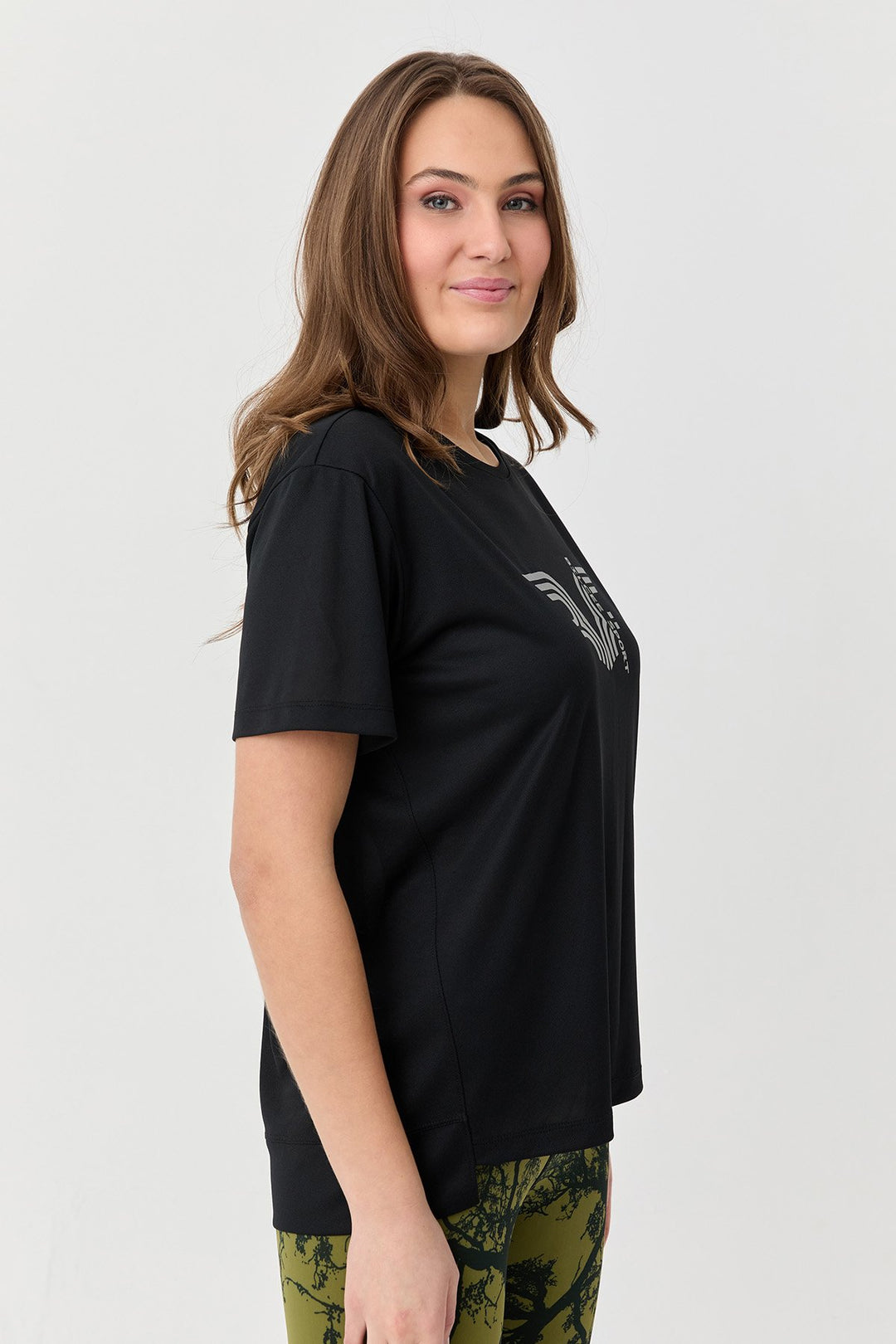 Bedrucktes Trainings T-Shirt für Damen