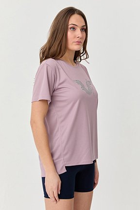 Bedrucktes Trainings T-Shirt für Damen