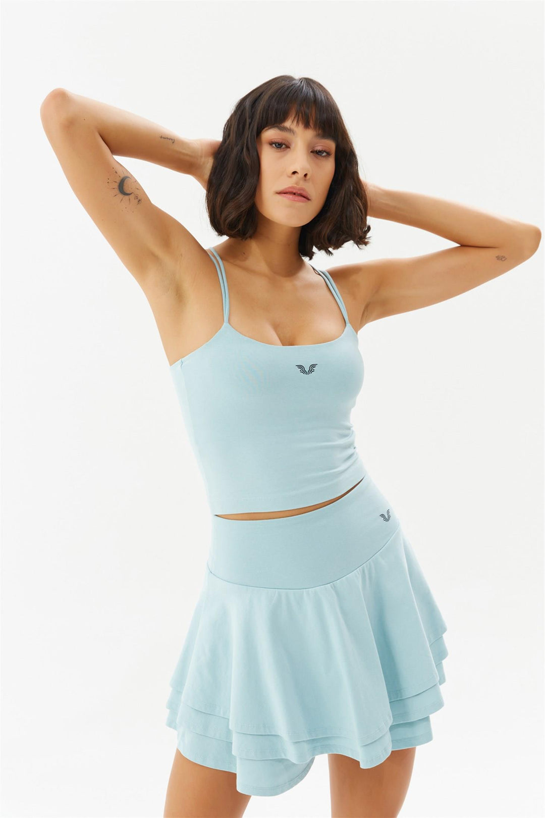 Crop-Top mit Riemchen für Damen