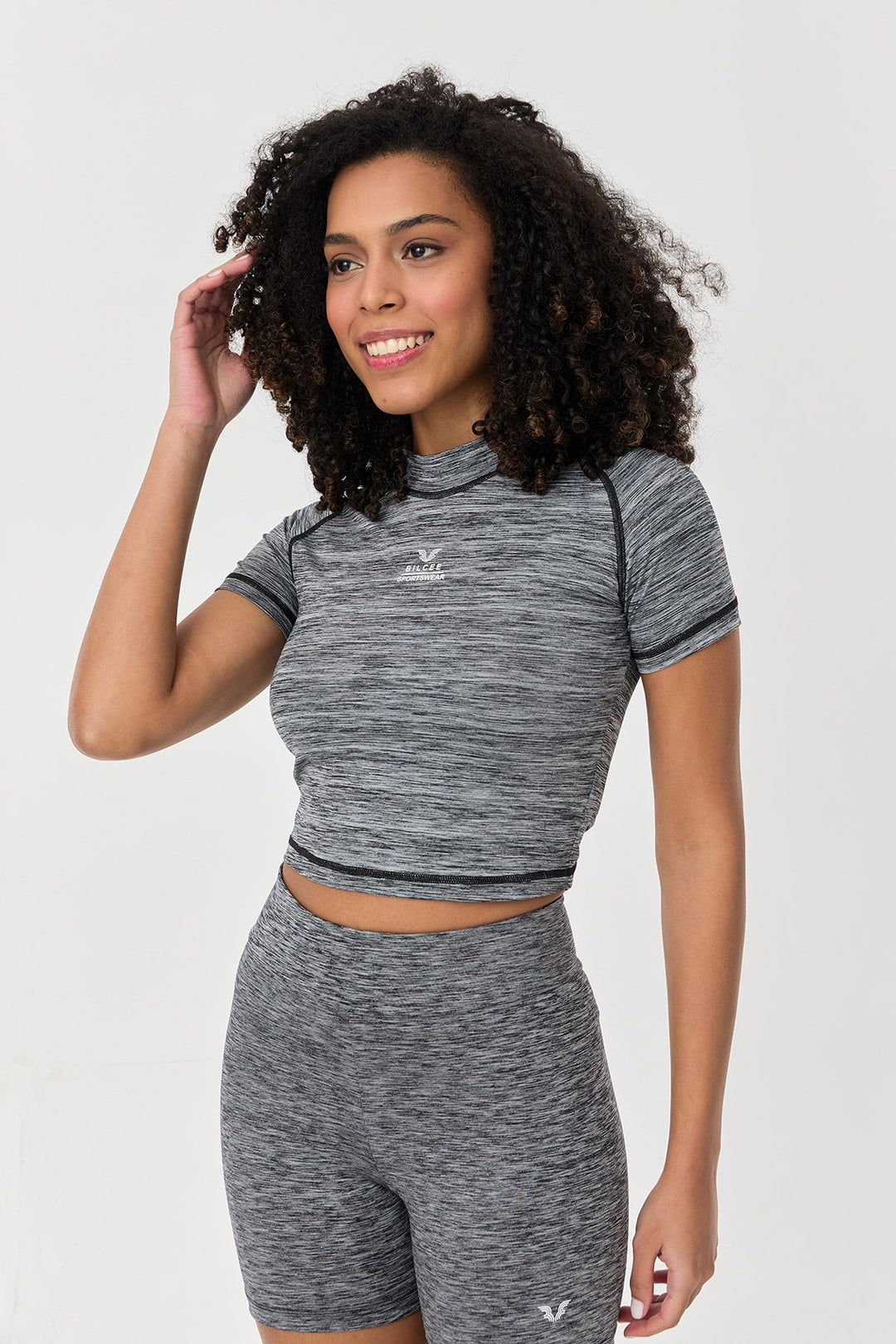 Damen Athleisure Crop T-Shirt