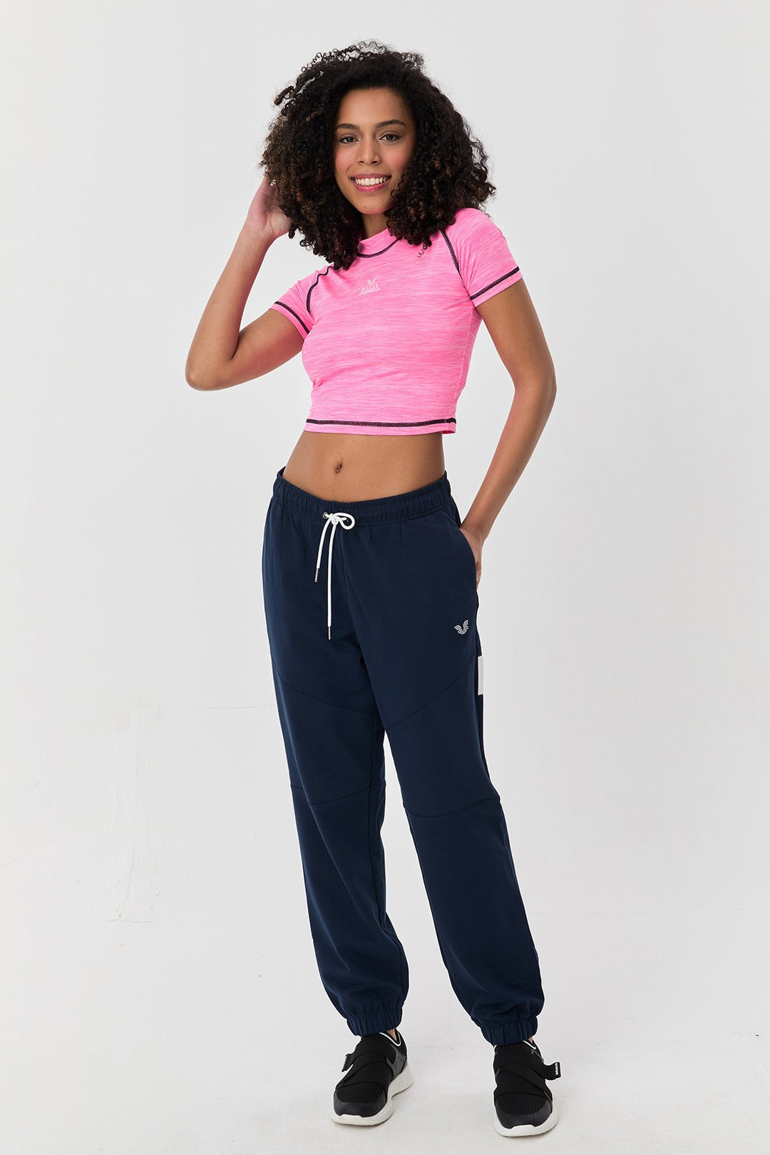 Damen Athleisure Crop T-Shirt