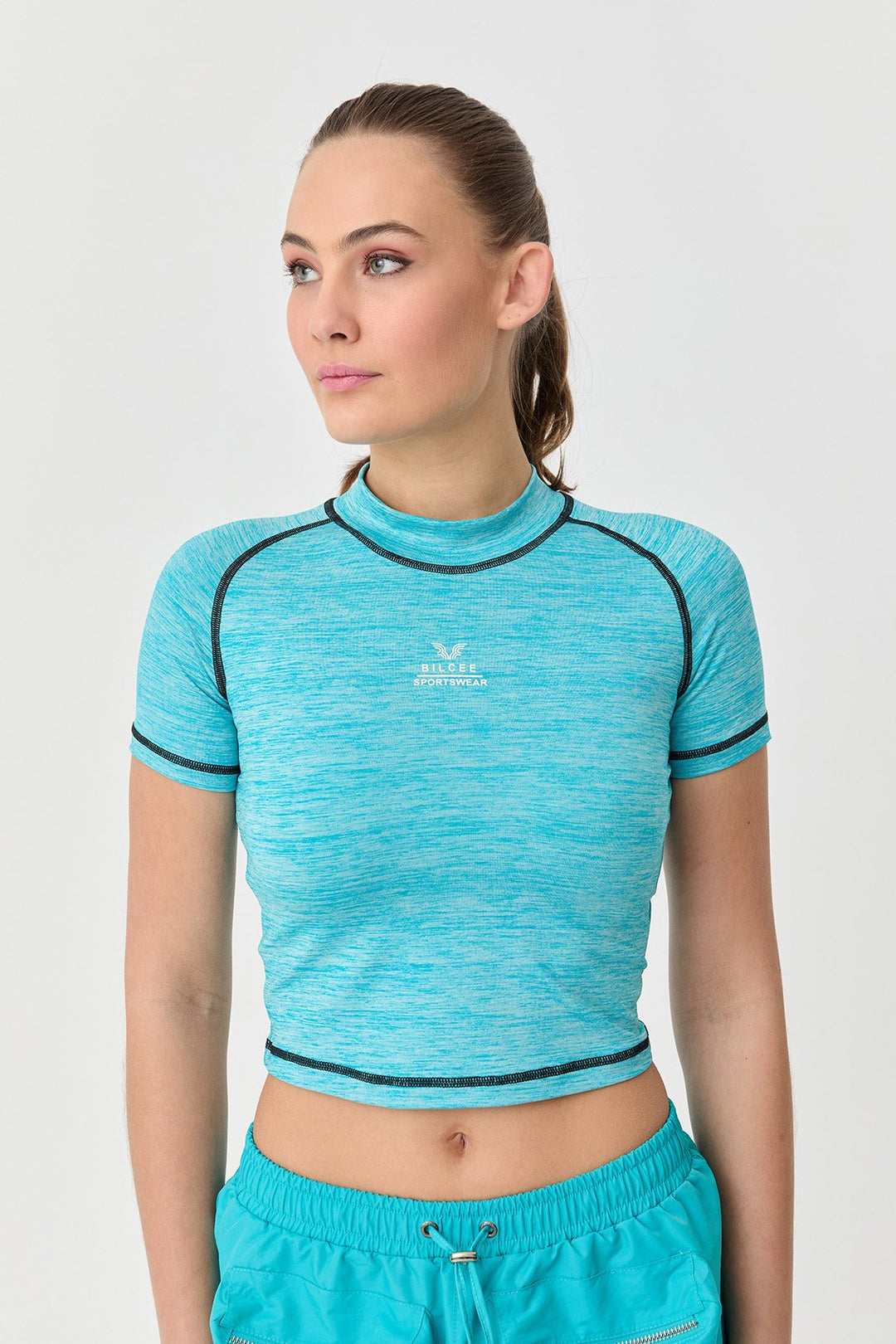 Damen Athleisure Crop T-Shirt