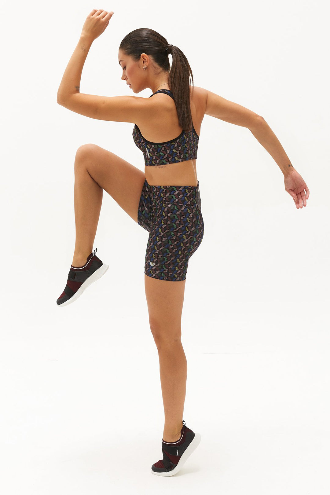 Damen-Stretch-Leggings mit Hoher Taille