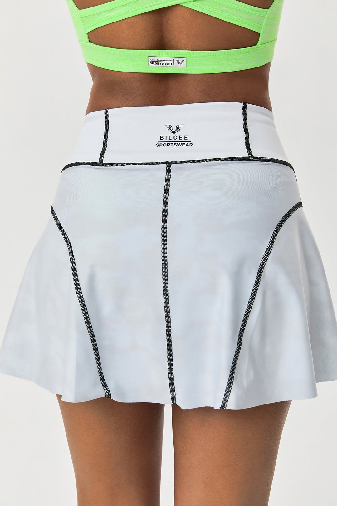 Damen Doppelseitiger Kurzer Shorts Tennisrock