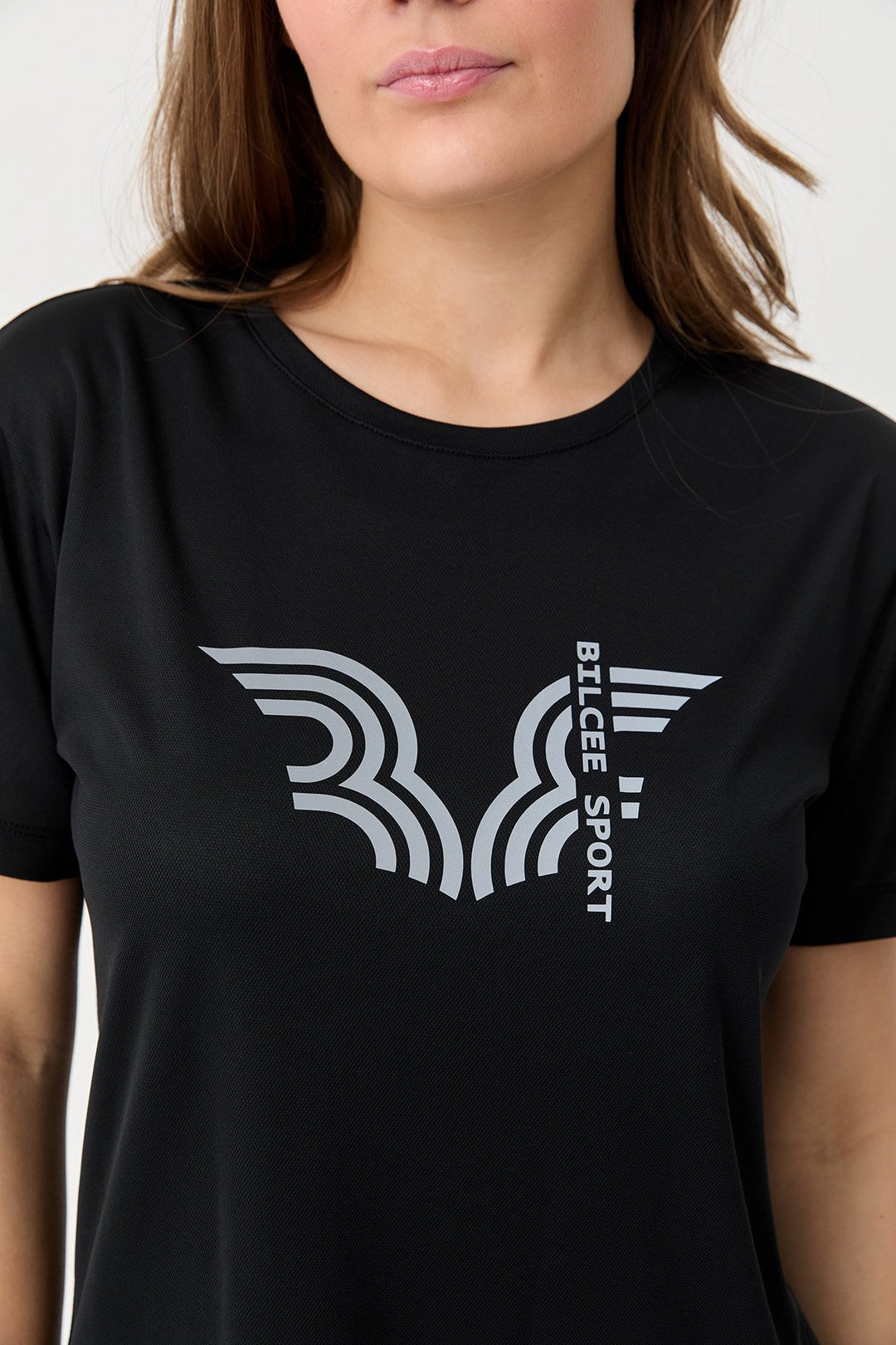 Bedrucktes Trainings T-Shirt für Damen