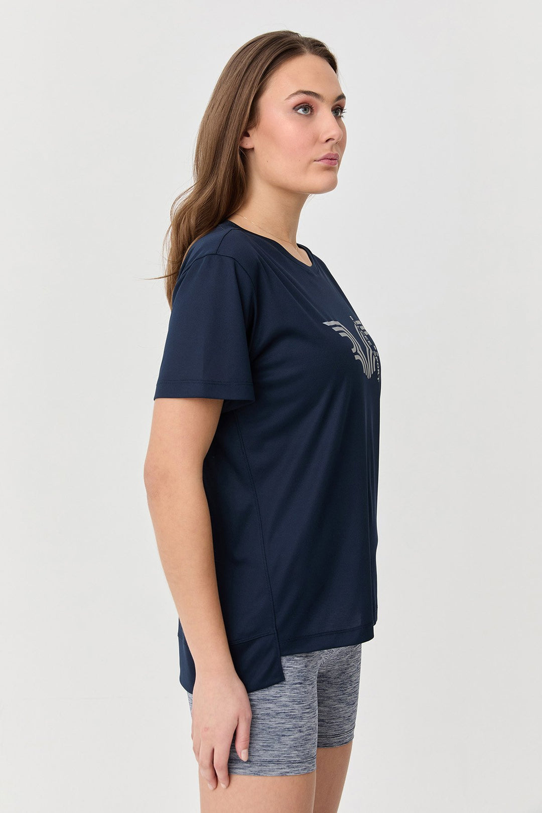 Bedrucktes Trainings T-Shirt für Damen