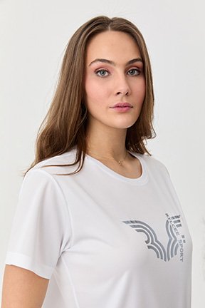 Bedrucktes Trainings T-Shirt für Damen