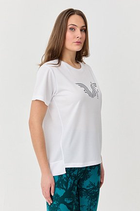 Bedrucktes Trainings T-Shirt für Damen